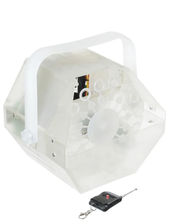 Генератор мыльных пузырей со светодиодной подсветкой и пультом 